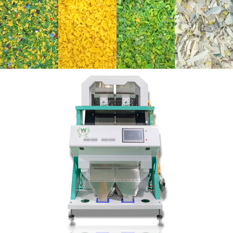 Clasificador óptico al por mayor del color del pedazo de la botella del ANIMAL DOMÉSTICO de la buena calidad hecho a máquina en China