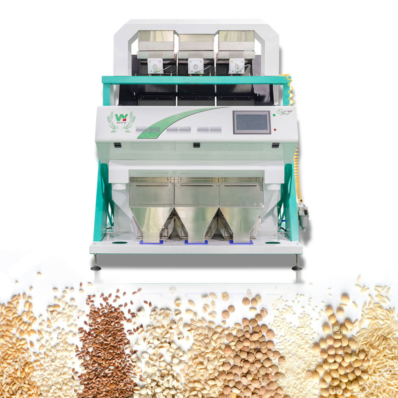 Máquina del clasificador del color del sésamo/de la soja/de la zahína/del mijo/del trigo/del maíz/del maíz/del arroz blanco del CCD