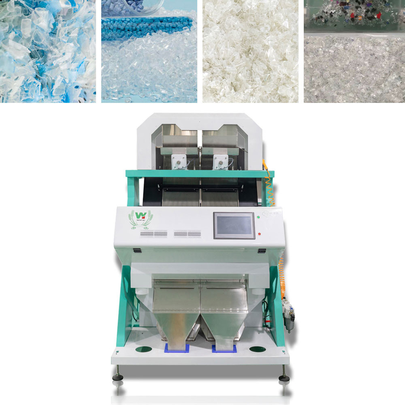 El arroz del grano siembra la máquina de cristal del clasificador del color del plástico del té