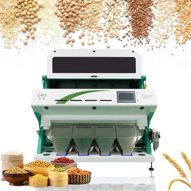 El CCD coció el clasificador del color a medias del arroz automático para separar la impureza