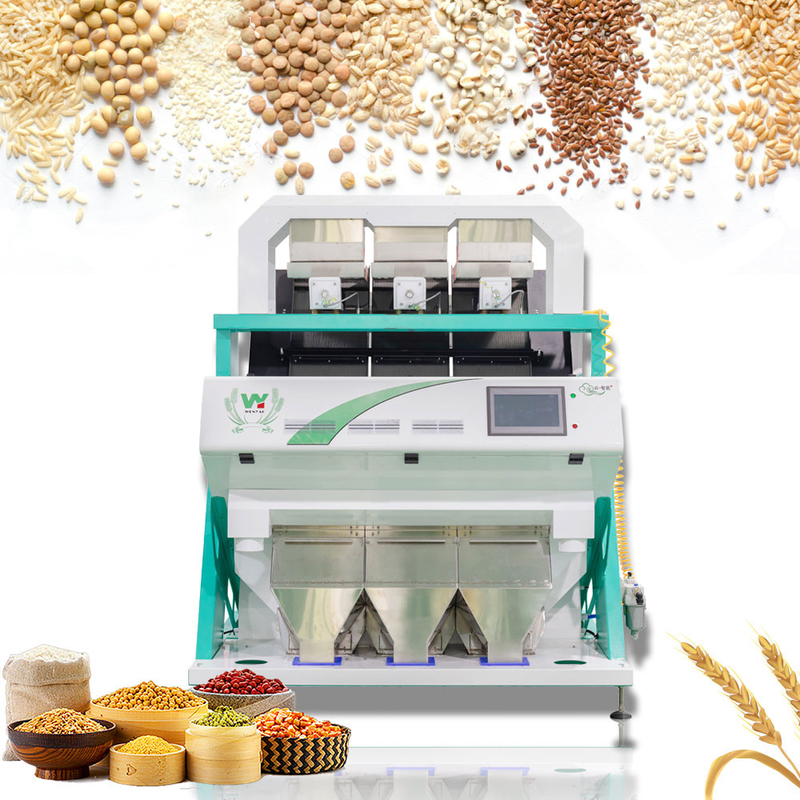 PLC de la máquina del clasificador del color del arroz blanco del maíz del maíz del trigo de la soja del sésamo del RGB