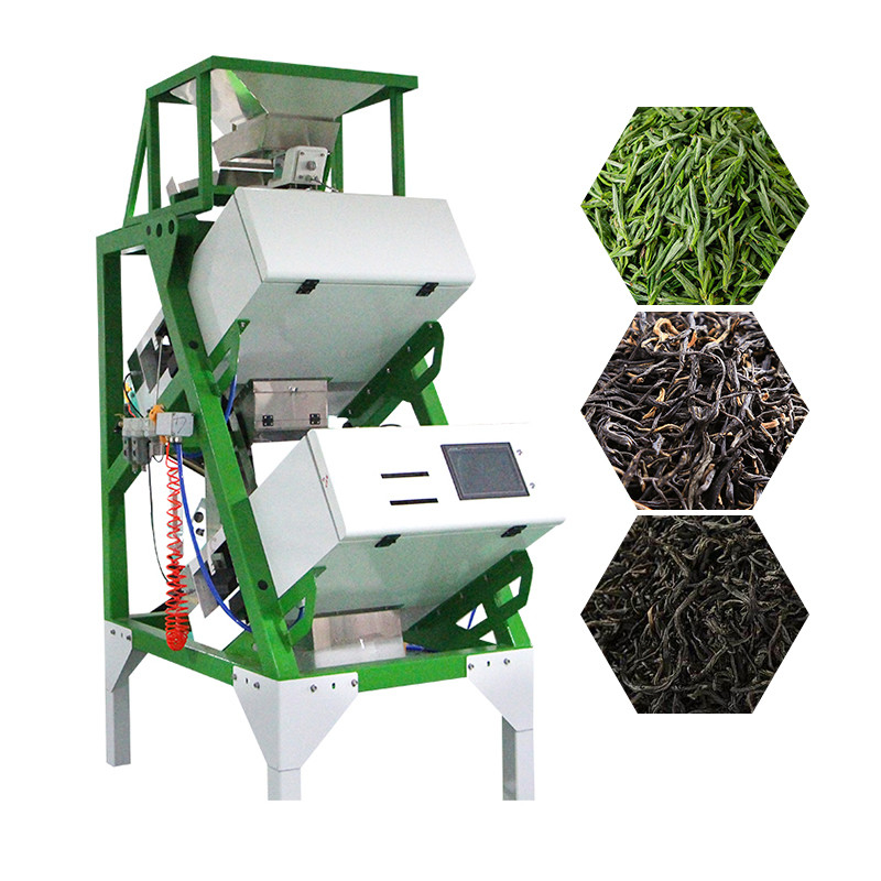 Exactitud roja verde negra de Mini Tea Colour Sorter Machine 99,99%