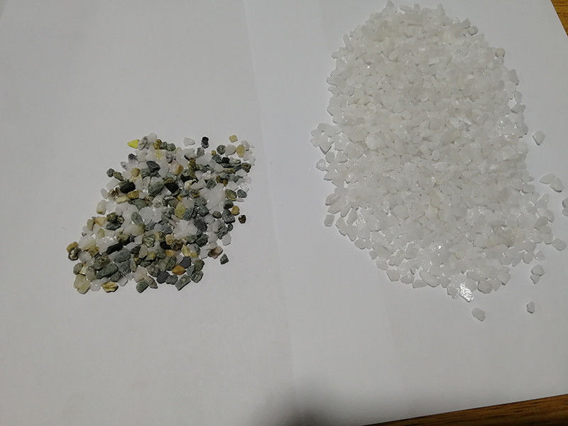 Filtro mineral de la clasificadora YSC/CKD del color del cuarzo del guijarro de la piedra óptica del mármol