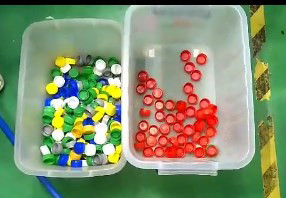 Reciclando la clasificadora PP del color plástico de la partícula ACARICIE la máquina del separador del color del PVC
