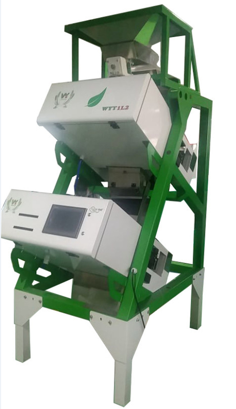 Máquina verde 200kg/H del clasificador del color del té negro con la cámara CCD del RGB