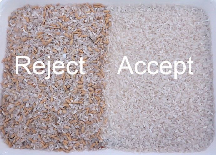 Clasificadora cocida a medias de grano largo del color de la alta exactitud de la máquina del clasificador del color del arroz