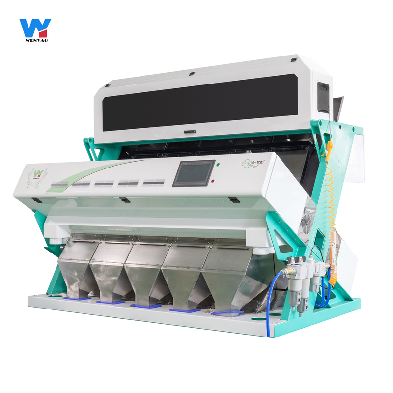 Sensor del CCD de Mini Color Sorting Machine With del clasificador del color de la pasa de la almendra de las nueces