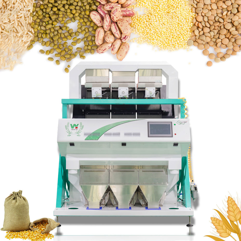 Clasificadora óptica del color del clasificador de Mini Seeds Color Sorter Grain del clasificador plástico completamente automático del color