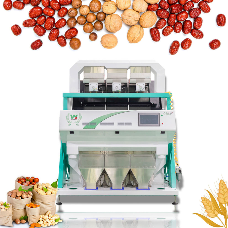 Clasificadora óptica del color del clasificador de Mini Seeds Color Sorter Grain del clasificador plástico completamente automático del color