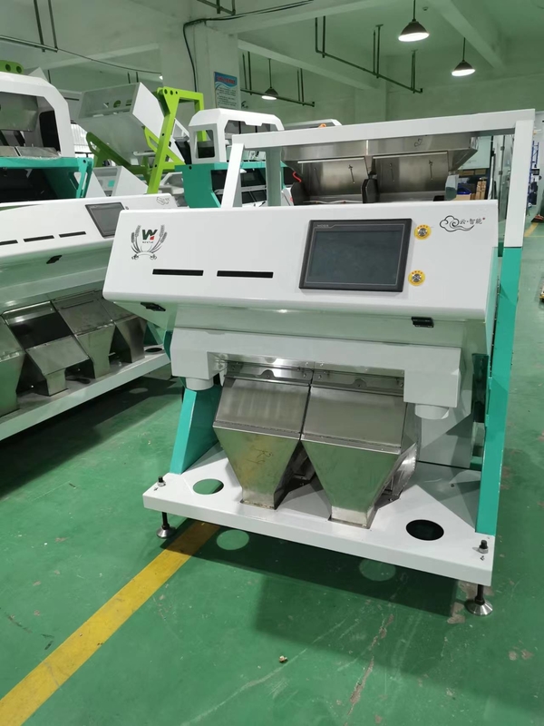 Máquina para clasificar el color de las lentejas rojas
