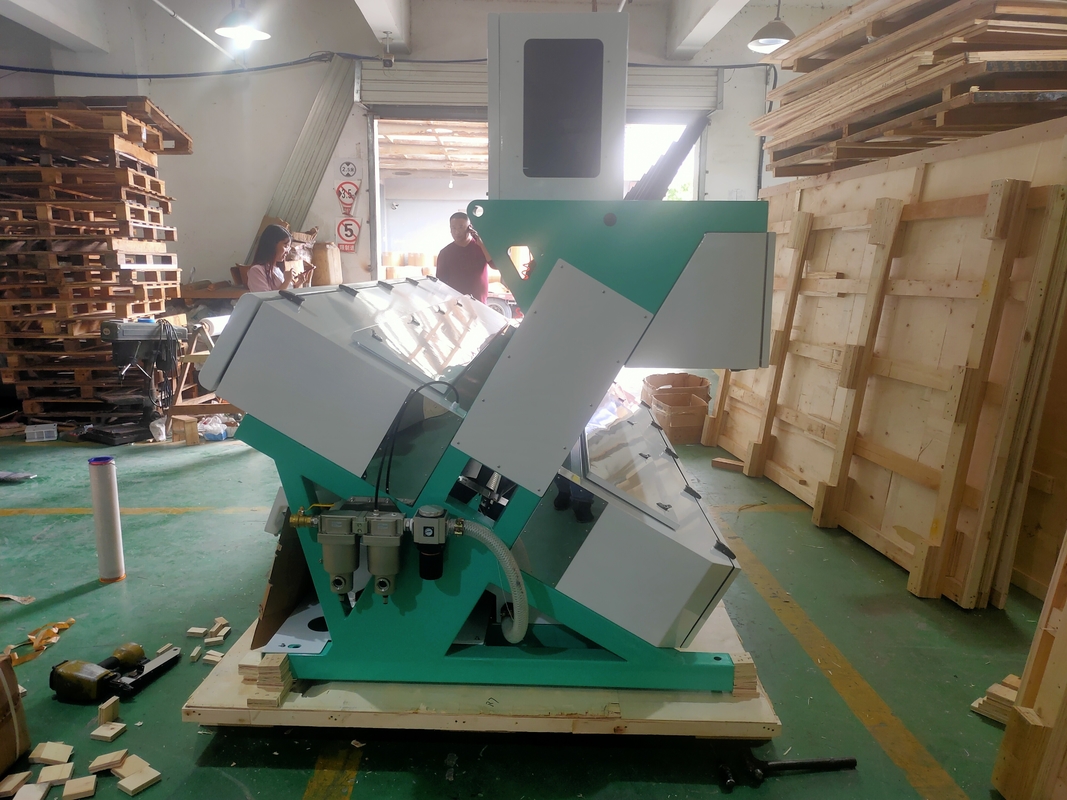 Máquina de clasificación de color de cebolla seca para clasificar la cebolla de Hefei China