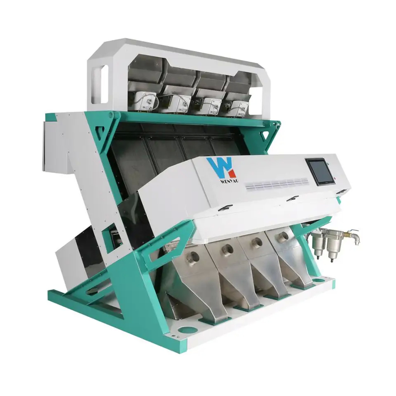 Sortador de colores de fuente de luz LED para plástico con cámara de color completo CCD