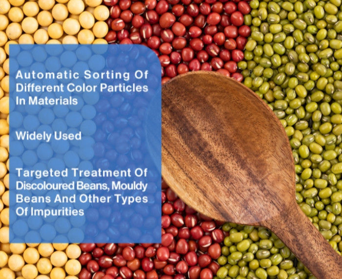 Aprendizaje profundo Maquina de clasificación de colores de frijoles de acero inoxidable con una precisión de clasificación del 99,9%