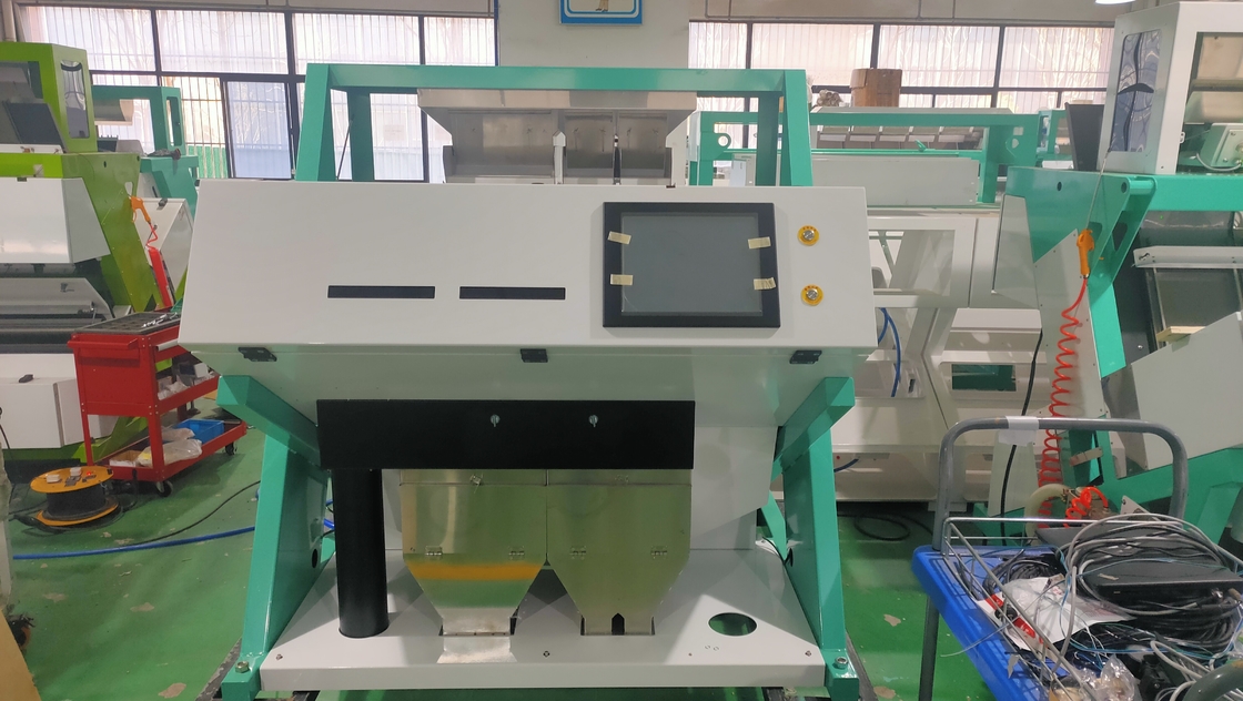 Máquina óptica de clasificación de colores de plásticos y máquina de procesamiento de alimentos para la clasificación de granos de plástico para mascotas, copos con sensor CCD