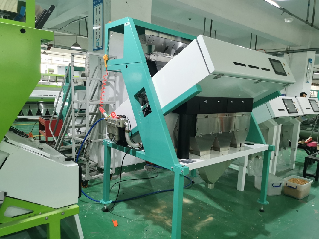 Automático de clasificación de alto rendimiento clasificador de color de nuez núcleo y separación de cáscara