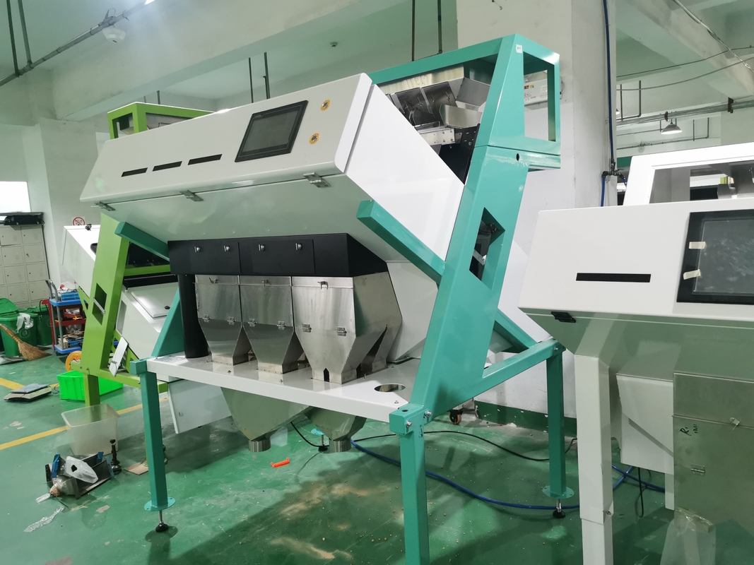 Automático de clasificación de alto rendimiento clasificador de color de nuez núcleo y separación de cáscara