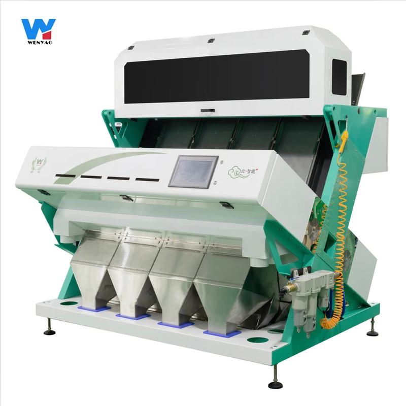 WENYAO Máquina inteligente para clasificar el color de las nueces Arroz Soya Naga Nueces de anacardos Pistache Almond Color Sorting Machine