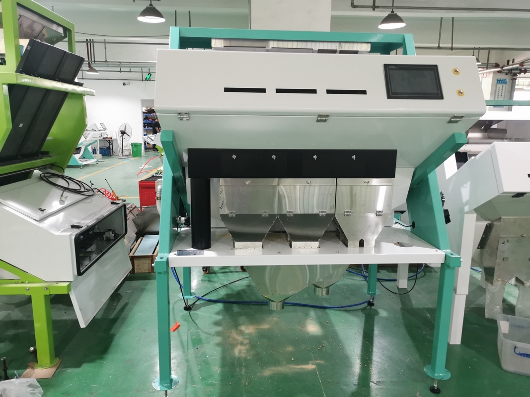 Máquina para clasificar el color de los granos de riñón con manchas claras