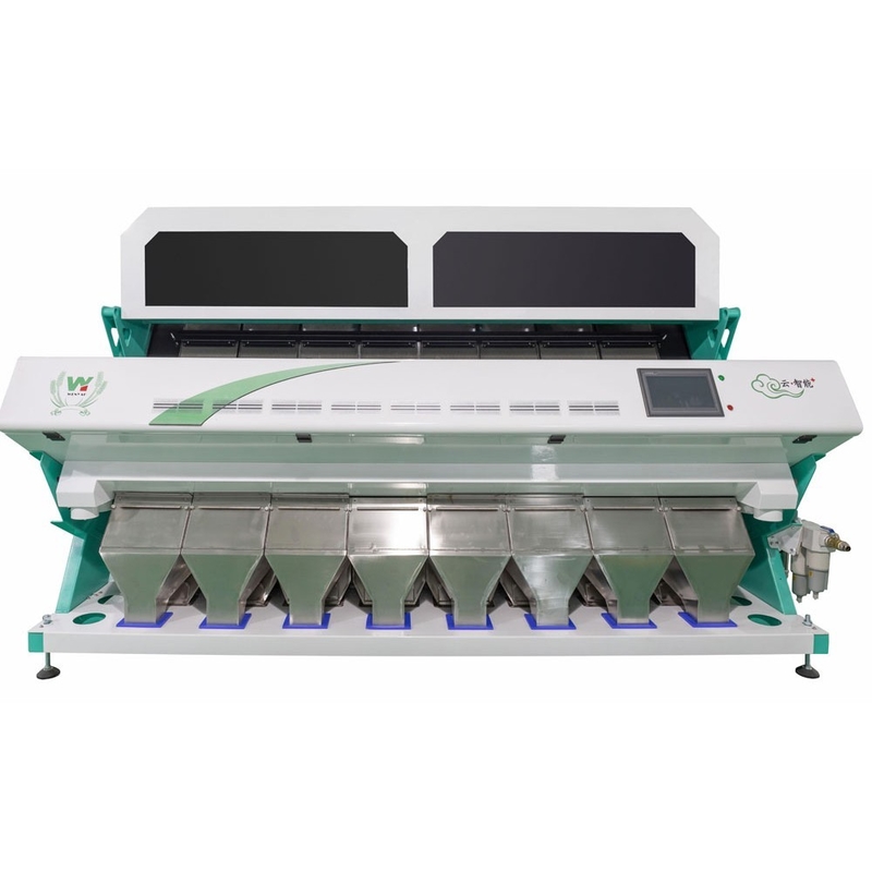 Grecia Sal clasificadora óptica de color de color completo máquina clasificadora de color CCD para la clasificación de sal marina de roca con certificación CE
