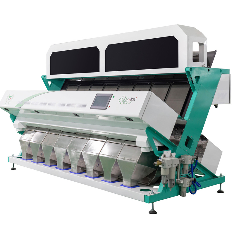 Grecia Sal clasificadora óptica de color de color completo máquina clasificadora de color CCD para la clasificación de sal marina de roca con certificación CE