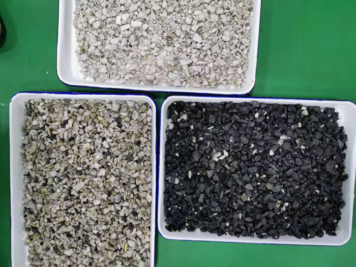 Sortador de color mineral para la máquina de limpieza de clasificación de sal Sal mineral en China / máquina de clasificación de color de mineral