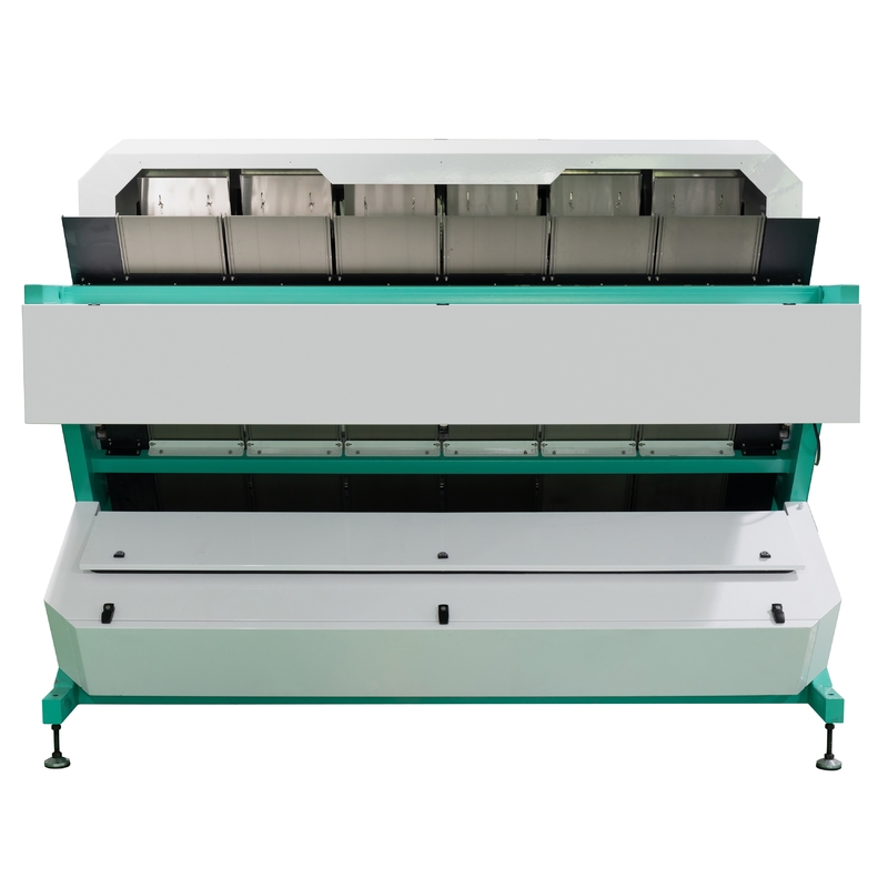 Wenyao 6 Chute Color Sorting Rice Color Sorting Machine 1500-3200 L/Min Consumo de aire
