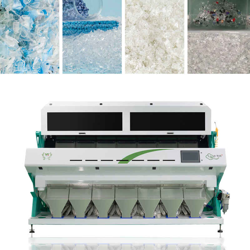 Máquina de reciclaje de residuos alimentarios y basura Máquina de separación de plástico de cobre para clasificadores de colores de plástico