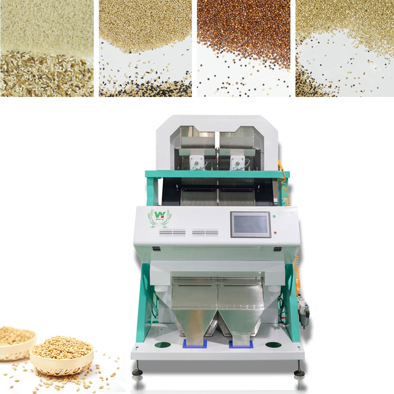 Máquina de clasificación de color de arroz Indica de alto rendimiento