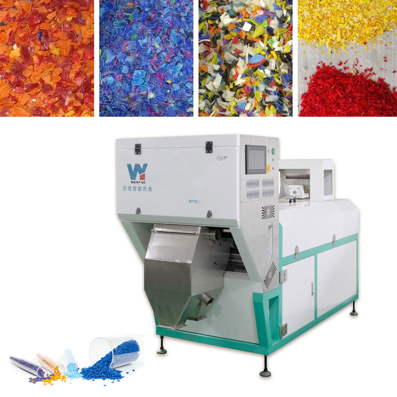 Máquina de clasificación de plástico de alta precisión para clasificar colores de plástico