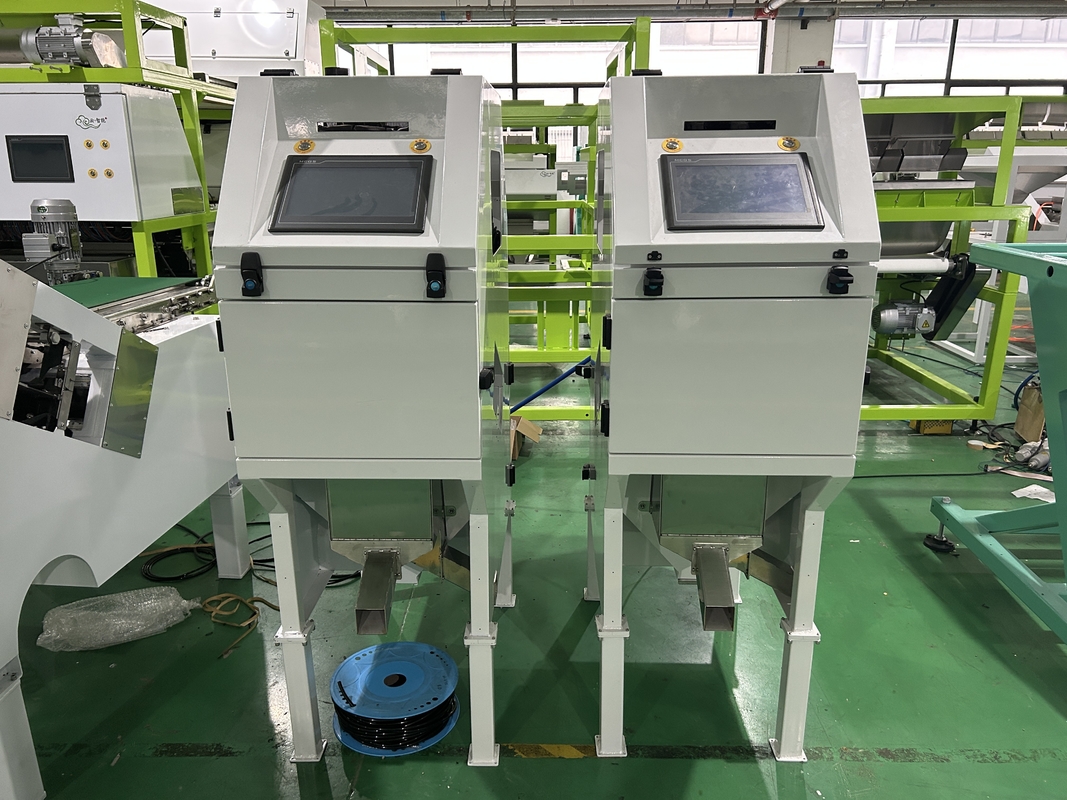 WYCS1-32 Máquina de clasificación CCD de nueces de macadamia inteligente Maquina de selección de arroz Máquina de clasificación de color de cereales Precio bajo