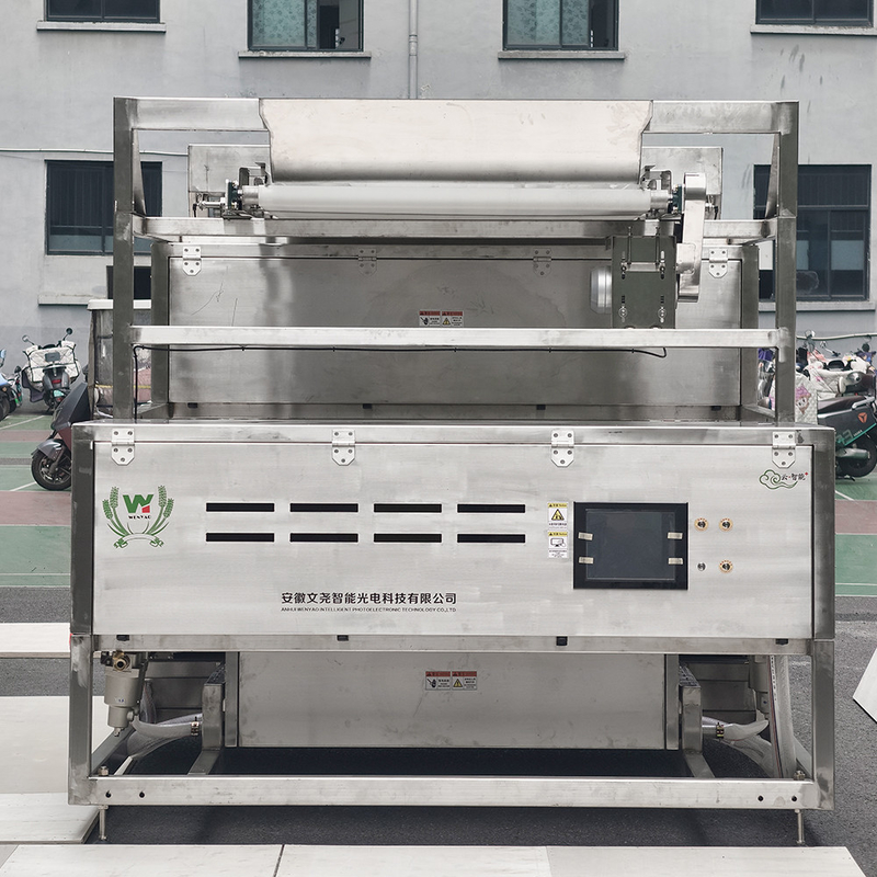 Máquina de clasificación de color de goma árabe de calidad alimentaria de acero inoxidable 304 con un rendimiento estable