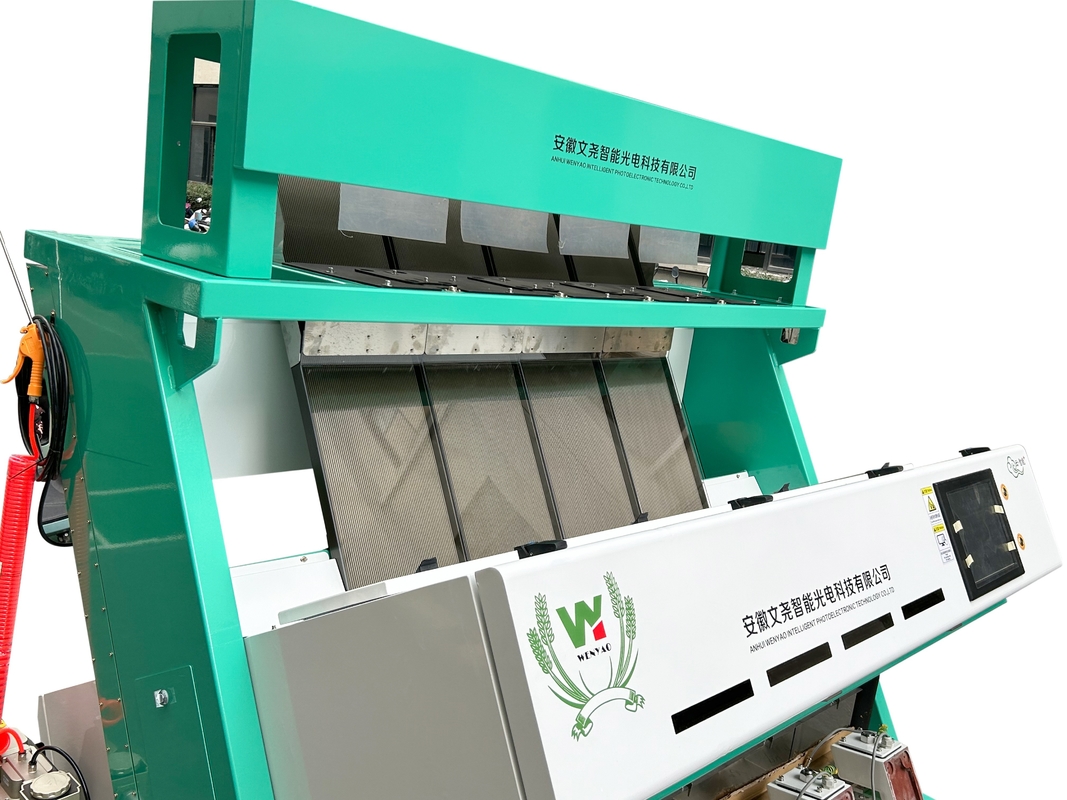 Wenyao 4 Chutes frijoles rojos clasificador de color para la planta de separación de alimentos