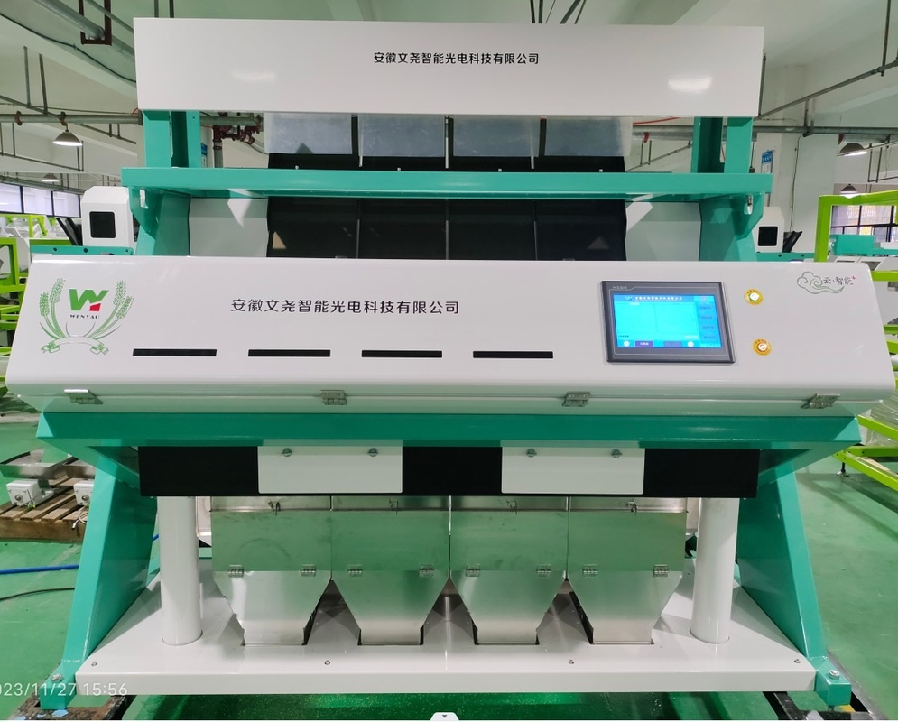 Máquina automática para clasificar el color de las nueces de macadamia