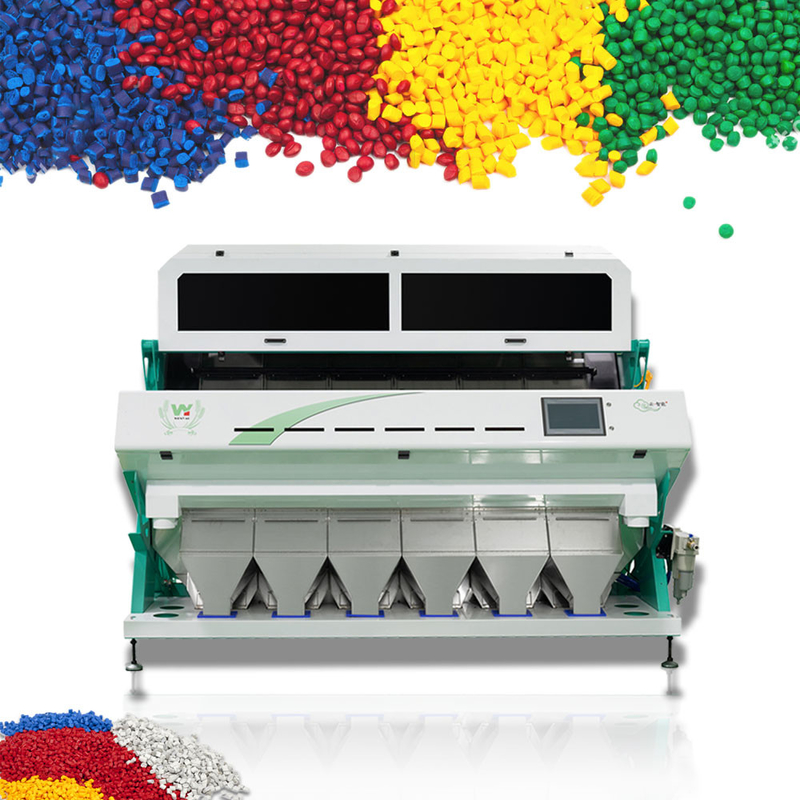 Máquina de clasificación de colores de plástico reciclado para cámaras Wenyao CCD