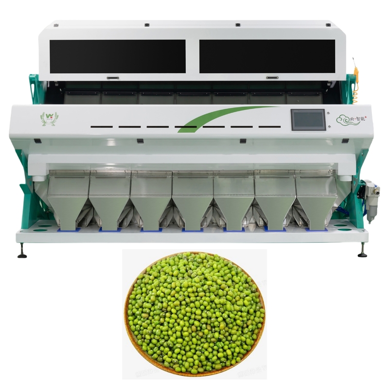 Wenyao 7 fabricante de chute máquina de selección de color Mung Bean Color Sorter