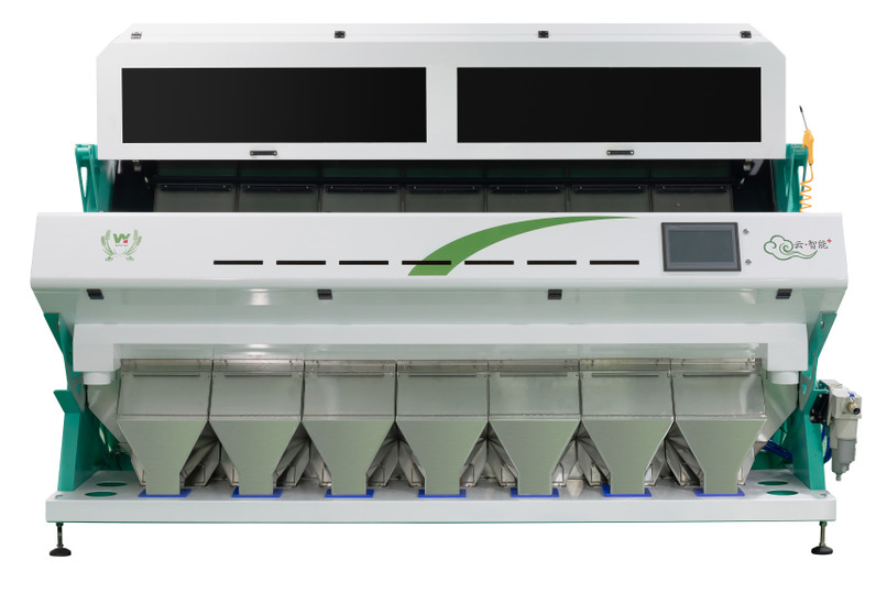 Wenyao 7 fabricante de chute máquina de selección de color Mung Bean Color Sorter
