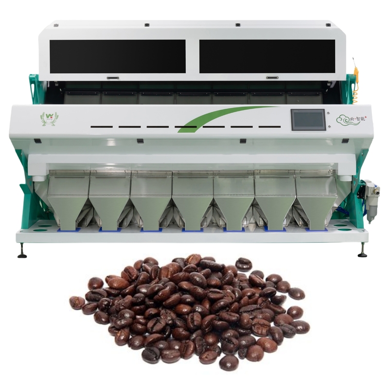 Wenyao 7 fabricante de chute máquina de clasificación de colores para granos de café equipo de clasificación de colores