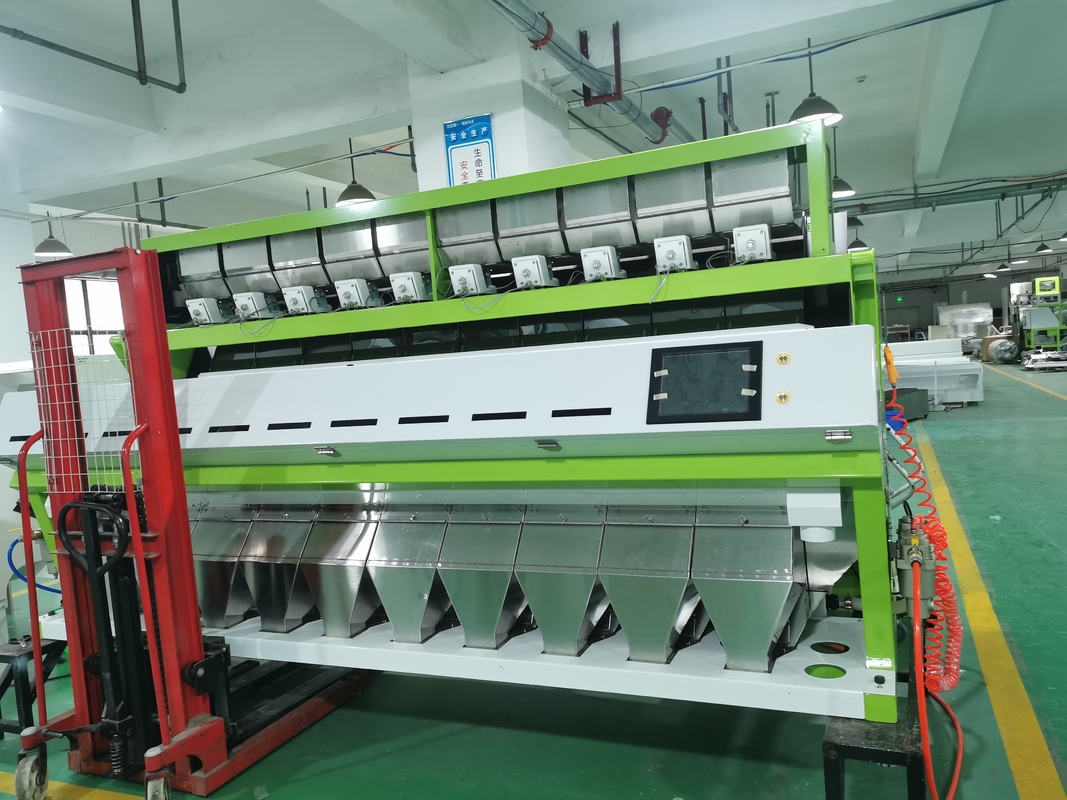 10 T/H Máquina para clasificar el color del maíz Máquina para clasificar y limpiar el color del maíz