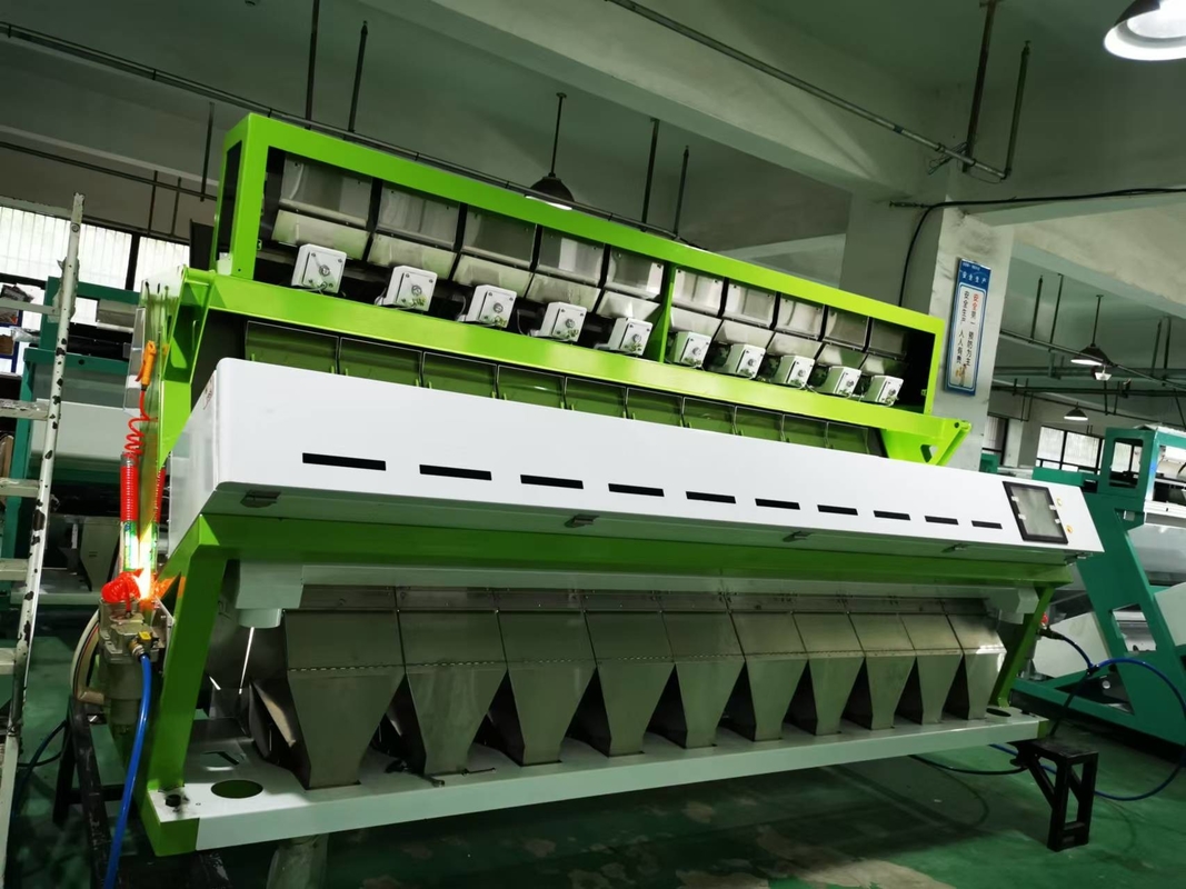 10 T/H Máquina para clasificar el color del maíz Máquina para clasificar y limpiar el color del maíz