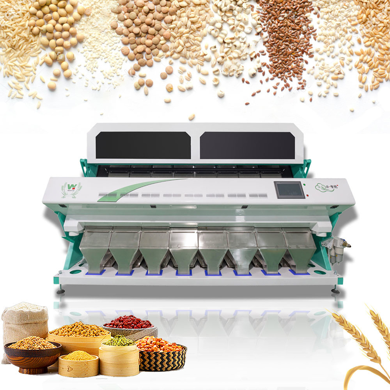 10 T/H Máquina para clasificar el color del maíz Máquina para clasificar y limpiar el color del maíz