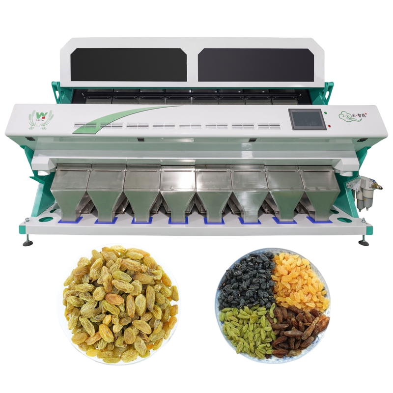 Máquina de clasificación de color de pasas de uva Wenyao Alta velocidad de procesamiento Nueces clasificador de color