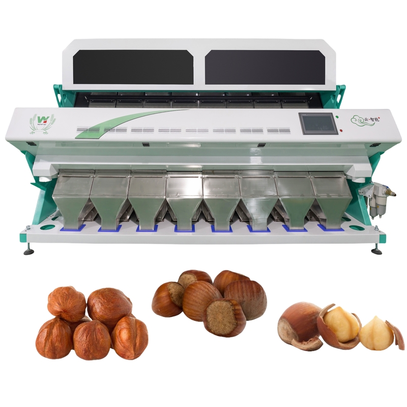 Máquina de clasificación de color de nueces de anacardos de Wenyao Máquina de clasificación de color inteligente de nueces y frijoles