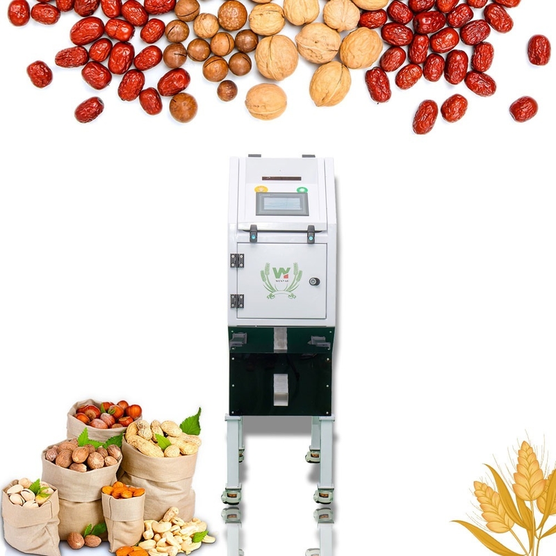 Sortador de colores multifunción con control remoto Wifi Máquina de clasificación de colores inteligente de nueces de anacardos