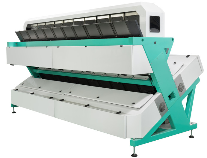 10 Máquina para clasificar el color del arroz con chute Máquina multifunción de clasificación del color del arroz con cámara CCD