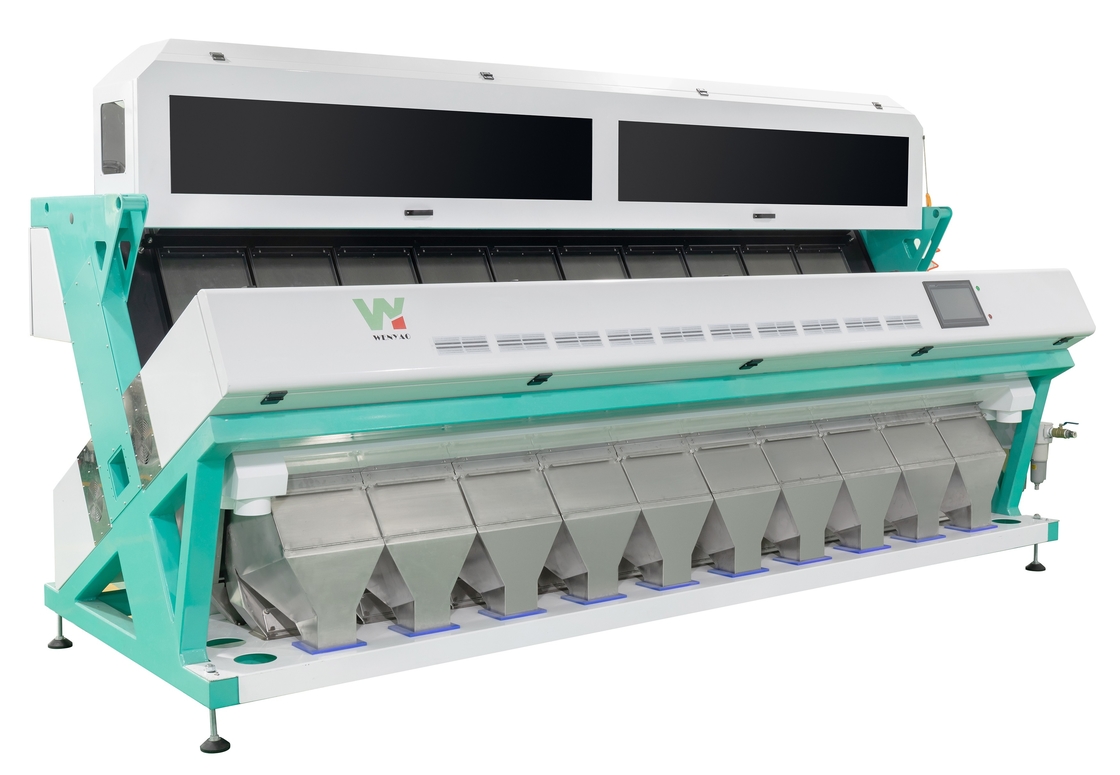 Wenyao 10 Chute Alta velocidad de clasificación clasificador de colores multifunción cámara CCD máquina de clasificación de color de trigo