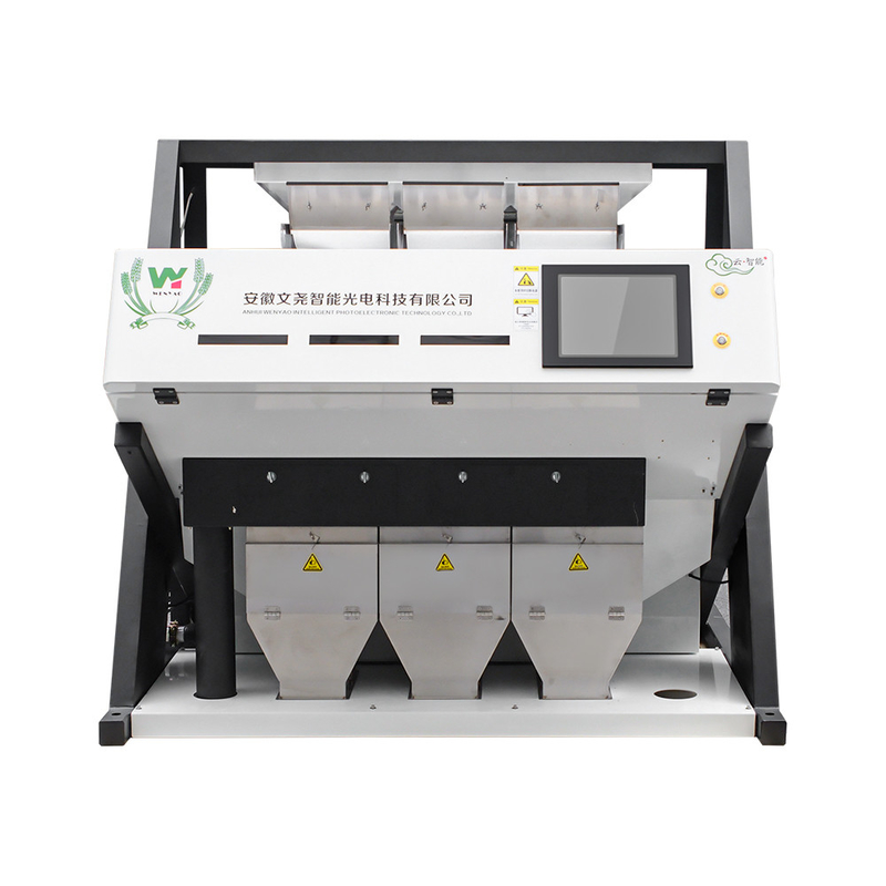 Wenyao 3 Chute Máquina inteligente para clasificar el color del maíz, los frijoles y el color del grano