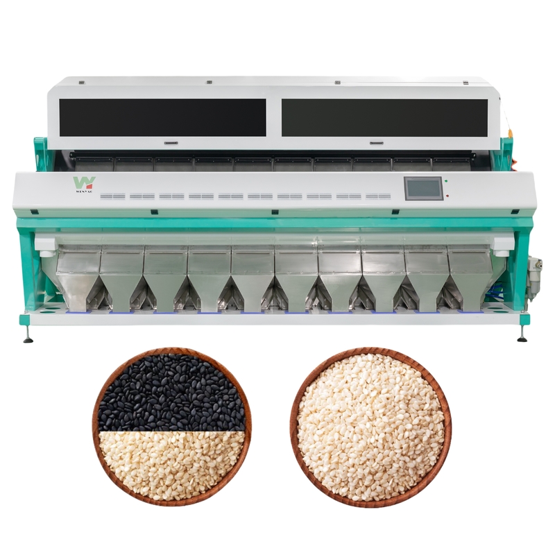 Wenyao 10 Chute Equipo de clasificación de color de sésamo Máquina de clasificación de color de grano multifunción