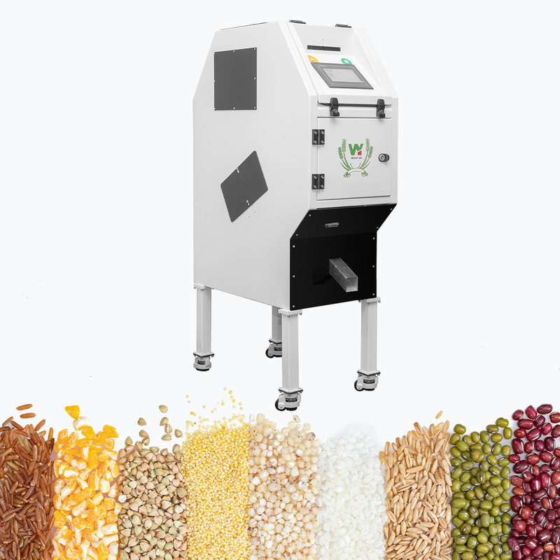 Wenyao 50-500kg/H Más reciente Mejor Sistema de Windows Inteligente Grano óptico Arroz Trigo Nueces de plástico Granos de café Colour Sorter Máquina de clasificación de semillas Color Sorter