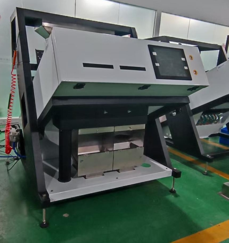 Máquina de clasificación de color de café fácil de operar con una trampilla de calidad alimenticia de 304 inoxidable