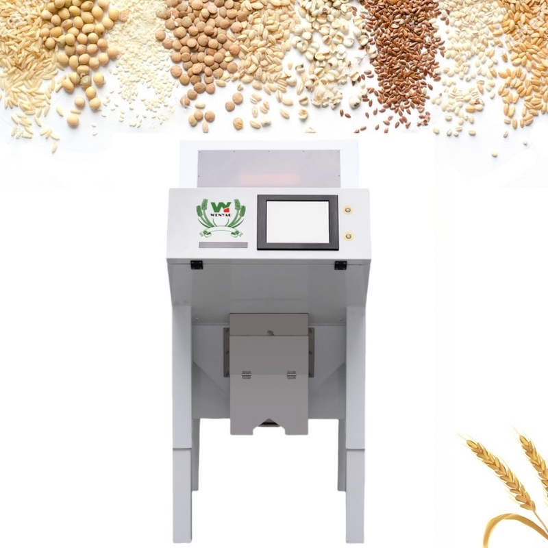 Máquina de clasificación de color de trigo de cebada con cámara óptica CCD inteligente